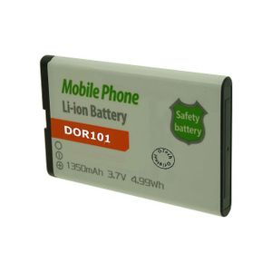 Batterie Powery Pour Doro Primo 368 – Li-Ion 1000mAh – Noire (Neuf)