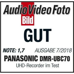 LECTEUR BLU-RAY Panasonic Enregistreur Blu-ray Ultra HD DMR-UBC70