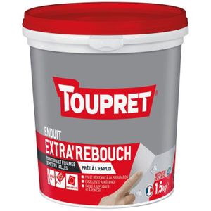 SOUS-COUCHE - ENDUIT Extra Rebouch TOUPRET en Pate 1,5Kg - BCRP1.5
