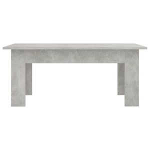 TABLE BASSE Table basse - VINGVO - Gris béton - Contemporain - Design - Rectangulaire