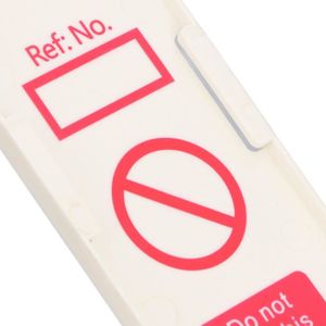 ECHAFAUDAGE Panneaux/Panneaux Étiquettes suspendues sans ABS