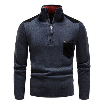 Sweat polaire léger à fermeture éclair intégrale pour homme - Col