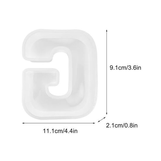 DIY Numéro Lettre Gâteau Impression Moule Tampon Lettre