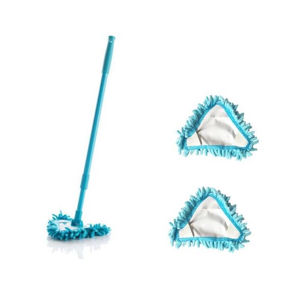 Embouts De Manche Pour Balai Et Pelle à Poussière - Lot De 2 Pièces - Plastique Bleu, Diamètre 25 Mm - Pour Remplacer Poignées Usées - 9