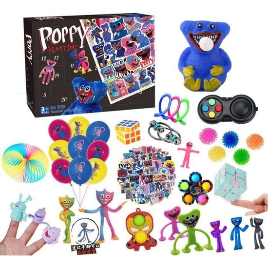 Lot De 24 Jouets Pop Fidget Noël - 6 Motifs (Père Noël, Bonhomme De Neige...), Cadeaux Pour Enfants, Anti-Stress - 4