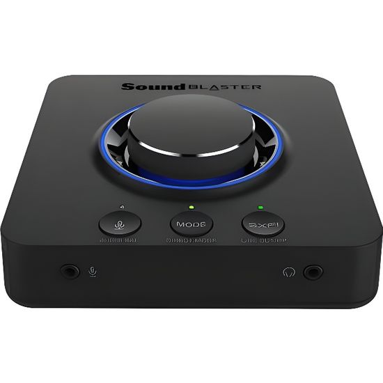 CREATIVE Carte Son DAC et ampli USB Externe Discret 7.1 Sound Blaster X3 Haute résolution avec Super X-FI pour PC et Mac