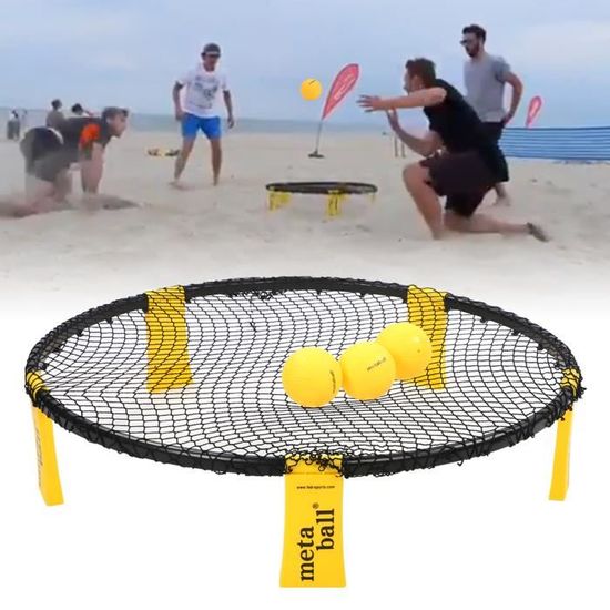 MSA Ensemble De Jeu Spikeball Mini Beach-Volley Avec Gonfleur Pour ...