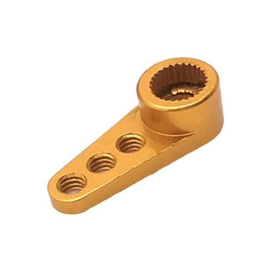 YUYTE De Servo en 3 Pièces 25T en Alliage d'aluminium RC Type De Klaxon De Bras Servo Pour/10 Pièces De Mise à Niveau De Voiture Télécommandée (Blue YUYTE De Servo en 3 Pièces 25T en Alliage d'aluminium RC Type De Klaxon De Bras Servo Pour/10 Pièces De Mise à Niveau De Voiture Télécommandée (Blue