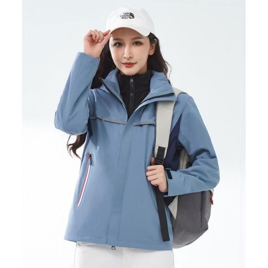 Veste Imperméable Femme Grande Taille - Ultra Légère Avec Capuche, Coupe-Vent Et Respirante - Manteau De Pluie Long Pour Randonnée, Camping Et Quotidien