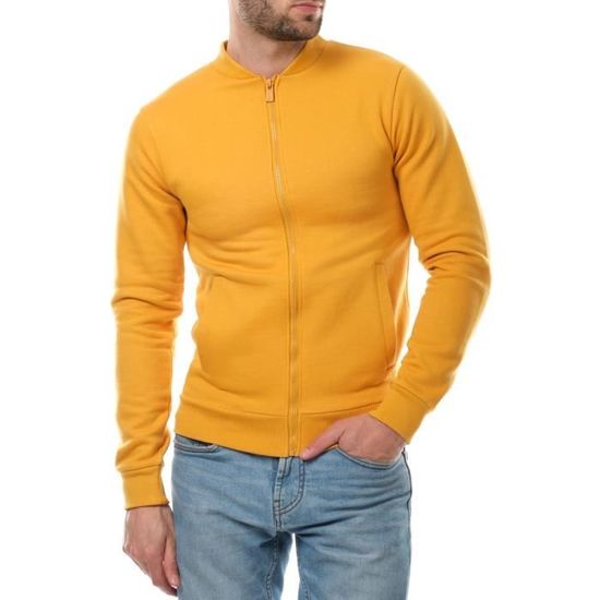 Haut Gilet Croqué Abercrombie & Fitch - Moutarde - Taille L - Neuf Avec étiquettes