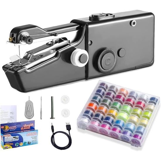 Cikonielf Machine à Coudre Portative Machine à Coudre Portable Mini