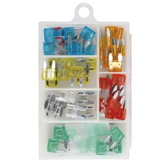 Boîte De 40 Mini-fusibles Automobiles Littelfuse - Référence 00940462Z - Assortiment De Valeurs