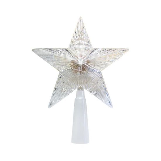 1 PC Star Tree Topper À La Mode Glitter En Plastique Léger LED Scintillant Cime Des Arbres  BOULE DE NOEL - DECORATION DE SAPIN