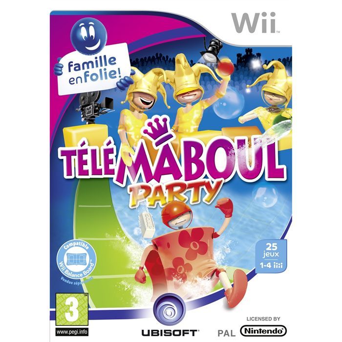 Ubisoft Famille En Folie Tele Maboul / Jeu Wii