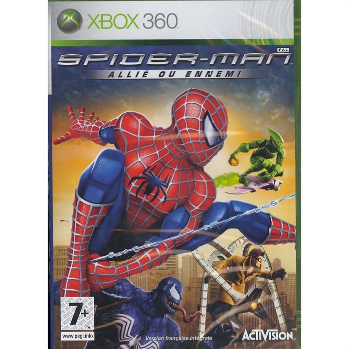 Deg Spiderman Allie Ou Ennemi / Jeu Console Xbox 360