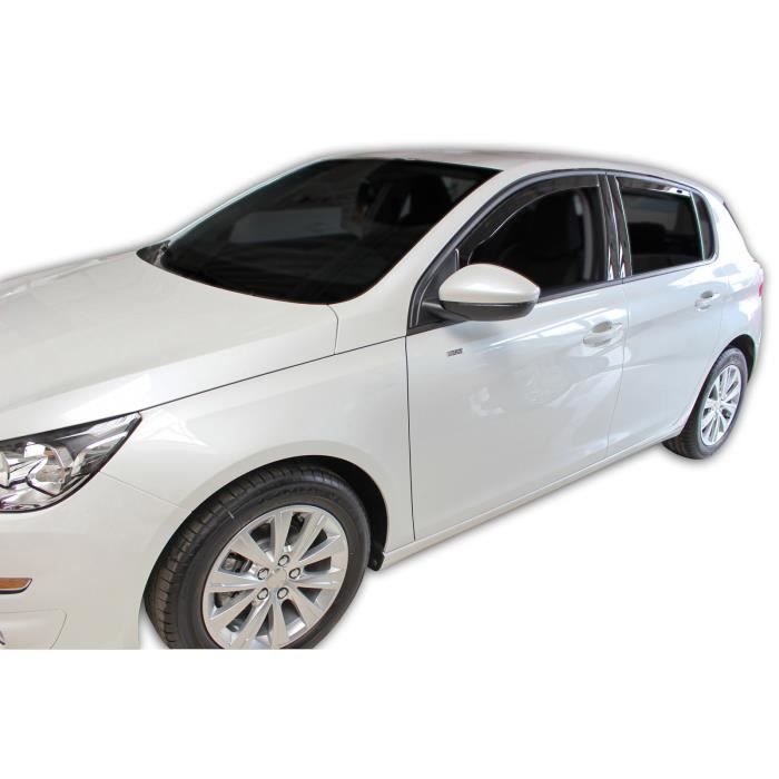 - Deflecteurs d'Air déflecteurs de vent Compatible avec Peugeot 308 2013-2020 4pcs