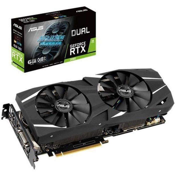 Carte Graphique Asus Geforce Rtx 2060 - Dual Evo - 6 Go