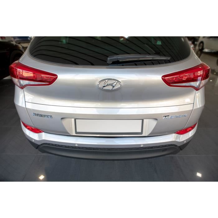Protection de seuil de coffre chargement en acier Hyundai Tucson II 2015-2018