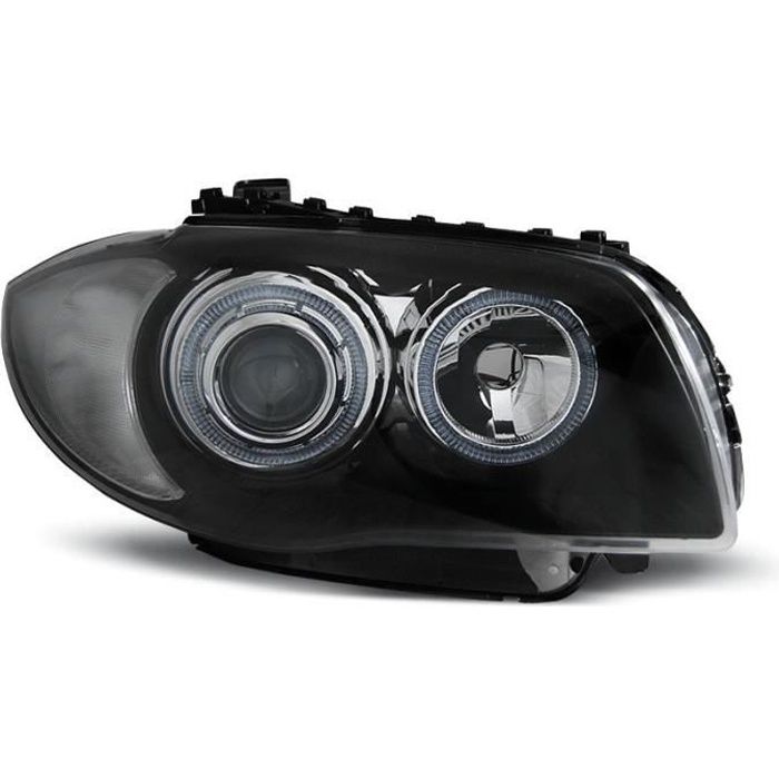 Paire de feux phares BMW serie 1 E81 - E87 04-07 noir