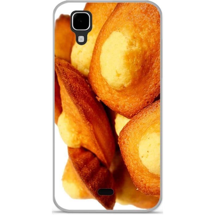 Coque TPU gel souple Wiko Sunset design Madeleines - 6