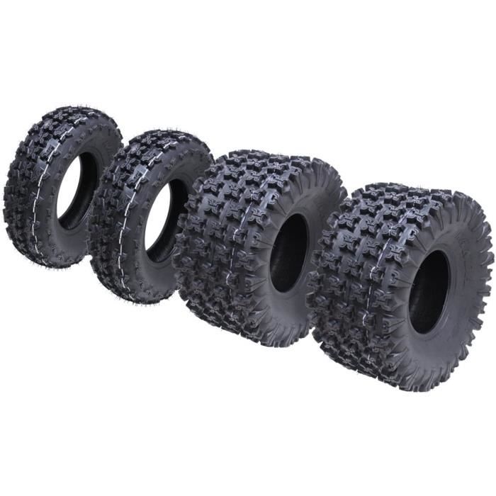 Set De 4 - Slasher Quad Pneus 22x7.00-10 & 22x11.00-9 Wanda Pneu 6ply E Marqué