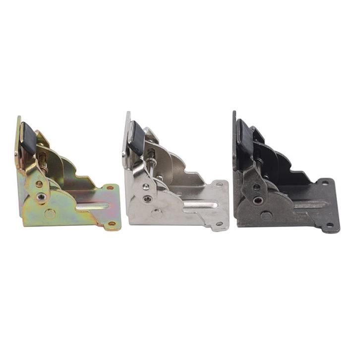 TOI 90 degrés Auto-Verrouillage Charnière Rv Table Basse Charnière Pliante 180 Degrés Pliant Invisible Support Pied de Table Pliant