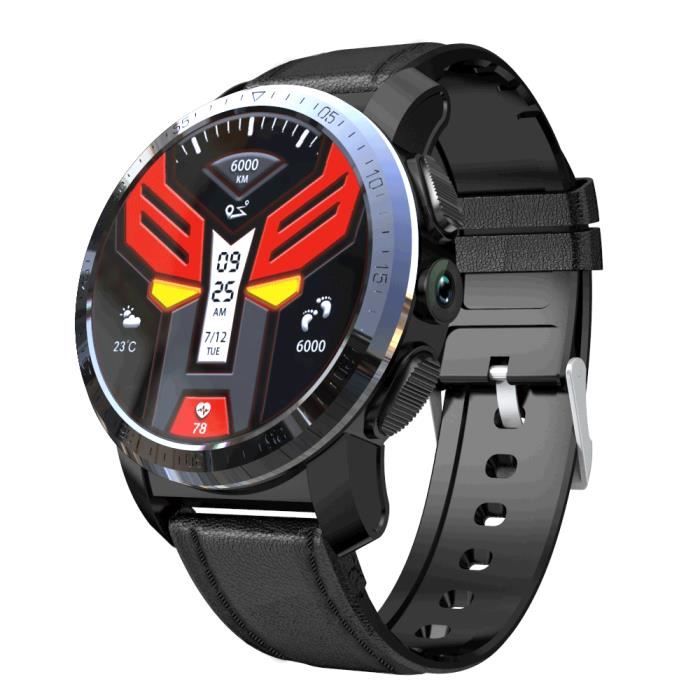 KOSPET Optimus Pro Montre Intelligente 3 Go 32 Go Hommes Moniteur De Fréquence Cardiaque WIFI 1.39 -Caméra Double Système 4G Smartwa