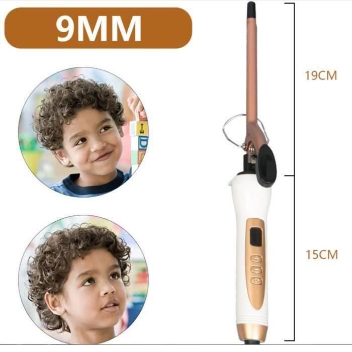 TEMPSA Fer A Boucler Céramique Réglage de Température 9MM