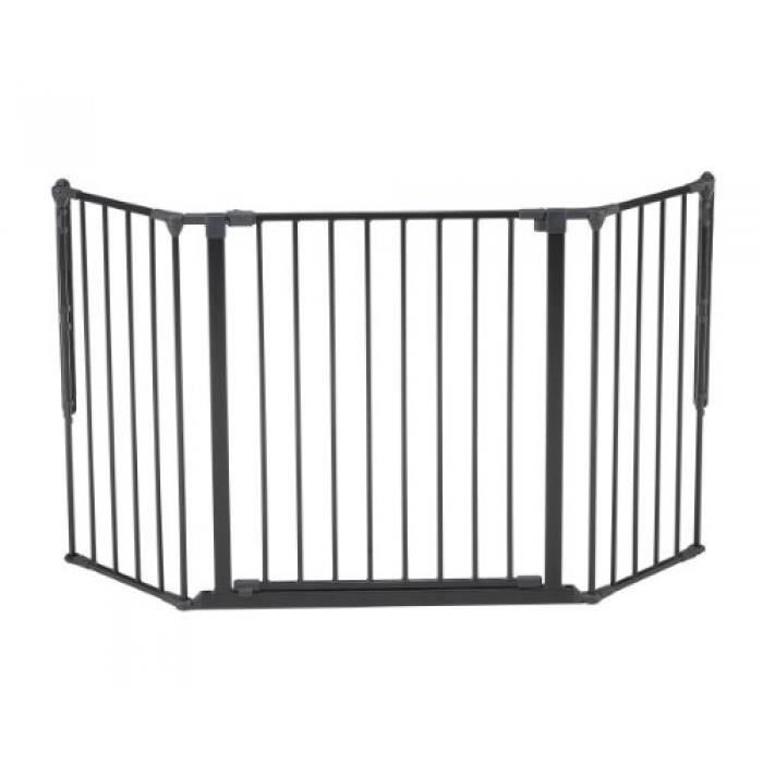 BABYDAN PET FLEX BARRIÈRE POUR CHIEN NOIR HAUTEUR 73 CM TAILLE M