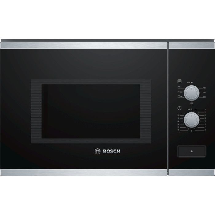 Bosch Serie | 4 BEL550MS0 Four micro-ondes grill intégrable 25 litres 900 Watt acier inoxydable