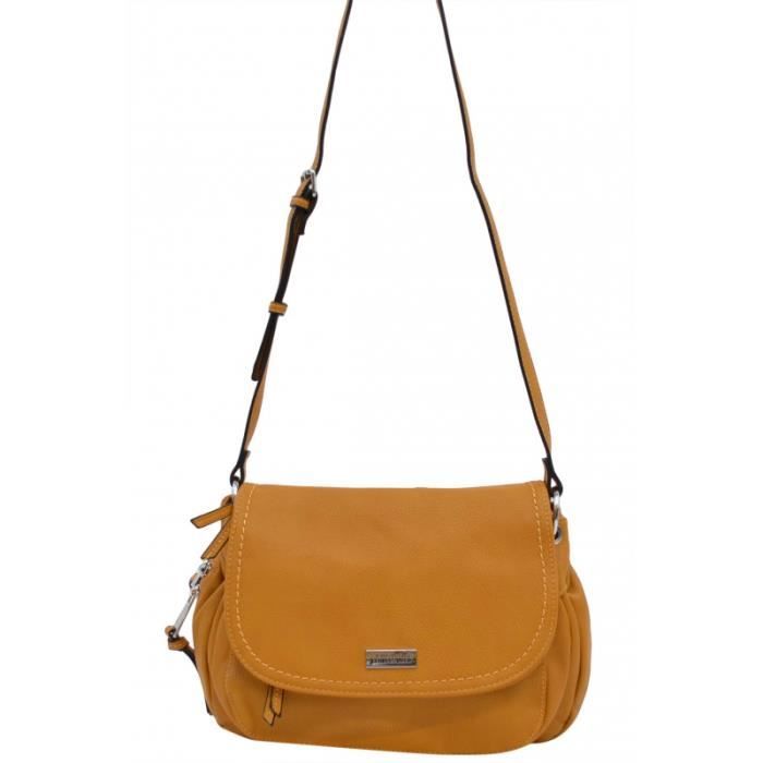 Sac bandoulière George Rech GR-A19-170115-camel 35 x 20 x 10 Cognac
