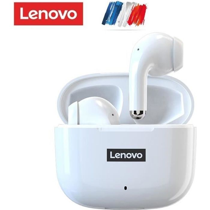 Lenovo LP40 Pro Ecouteurs Casque sans Fil Bluetooth Compatible iphone.ipad.samsung.Huawei.Xiaomi.Realme.OPPO.Alcatel....