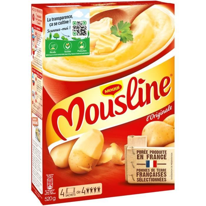 NESTLE Purée de pomme de terre - 4x130 g
