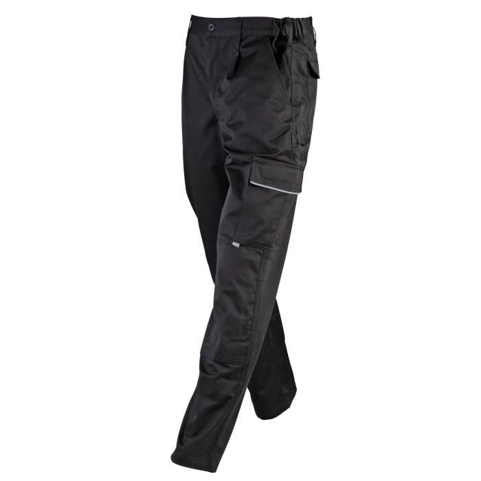 Pantalons de travail pour hommes Noir
