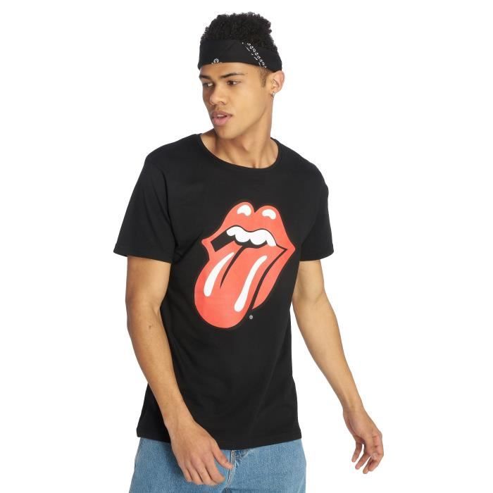 Merchcode Homme Hauts / T-Shirt Rolling Stones Tongue