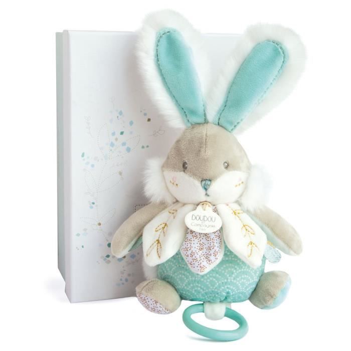 DOUDOU ET COMPAGNIE Lapin de sucre - Boîte à musique Amande