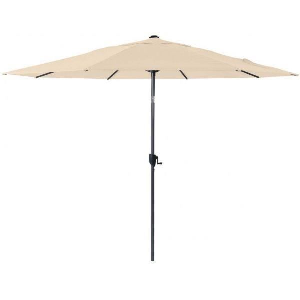 Grand parasol aluminium 3.5 m Roseau