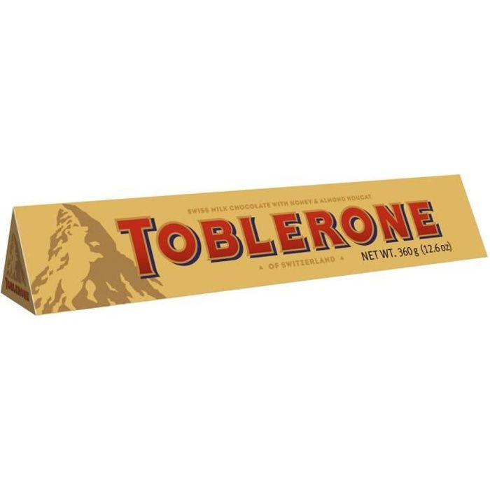 Chocolat au lait toblerone 360gm