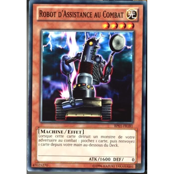 carte YU-GI-OH BP01-FR181 Robot D'assistance Au Combat