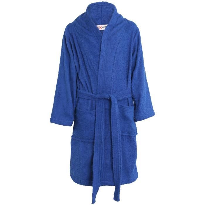 Peignoir Enfant Top Towel - 100% Coton 450g/m² - Unisexe Avec Capuche - 2 à 14 Ans