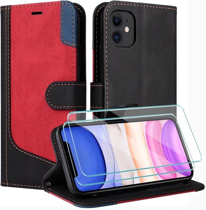 Housse Portefeuille Pour OnePlus Nord 2T 5G / 10 Pro - Cuir Synthétique Noir - Anti-choc Et Anti-rayures - Neuf Sous Blister
