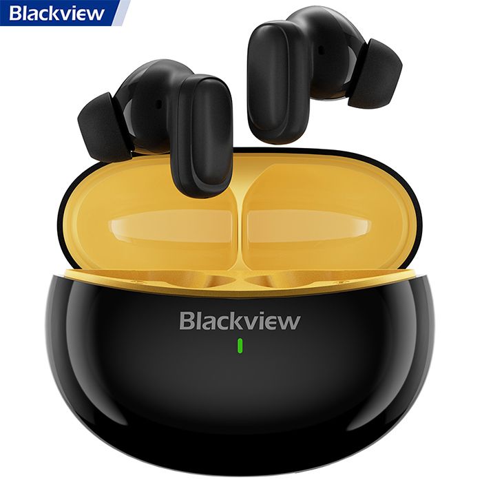 Blackview AirBuds 30 — Écouteurs Bluetooth intra‑auriculaires IPX4 boîtier 400 mAh — Noir