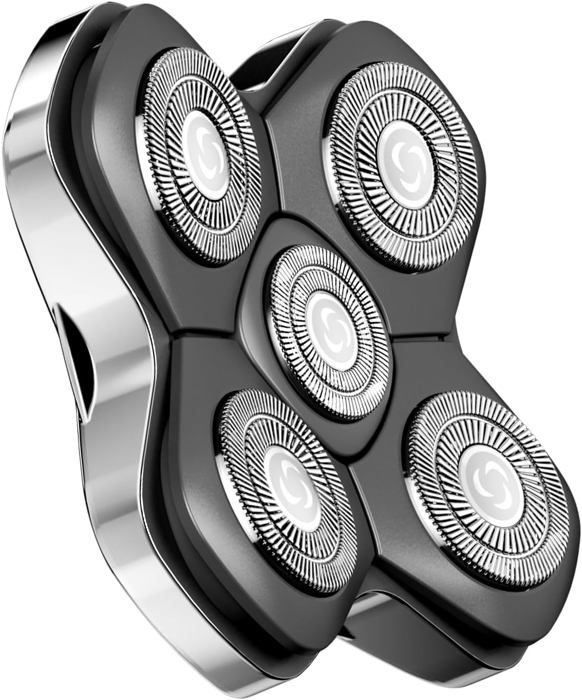 Rasoir électrique Rotatif Pour Tête Chauve Homme - Rechargeable, étanche IPX6 - DSP
