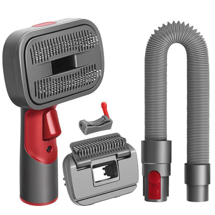 Brosse Aspirateur pour Chiens 2 en 1 Compatible avec Dyson Gen5 V15 V12 V11 V8 V7 idéale pour éliminer les poils lâches