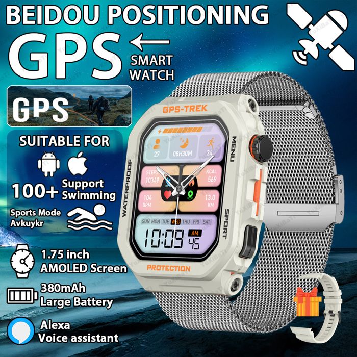 Montre Gps Montre ConnectÃ©e Ã Aiguilles Montre Intelligente GPS