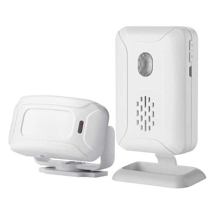 Détecteur De Mouvement Avec Message Vocal Enregistrable - Pour Porte D'entrée, Boutique - Alimentation Batterie Rechargeable, Installation Adhésive