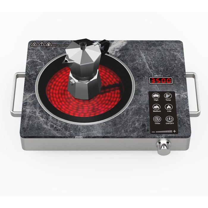 Plaque Induction Portable Double Vitek CIY 002 - 3500W, Noir, LCD