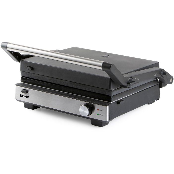 DOMO MULTIFUNKTIONALER KONTAKTGRILL 2 IN 1 Barbecue - vue 3