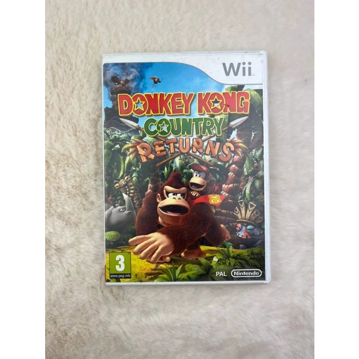 Nintendo Donkey Kong Country Returns – Jeu Wii – Action / Aventure – Version Pal Fr
