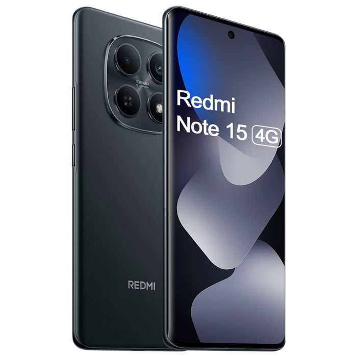 REDMI Note 15 8 GO + 256 GO Batterie longue autonomie de 6 000mAh Noir